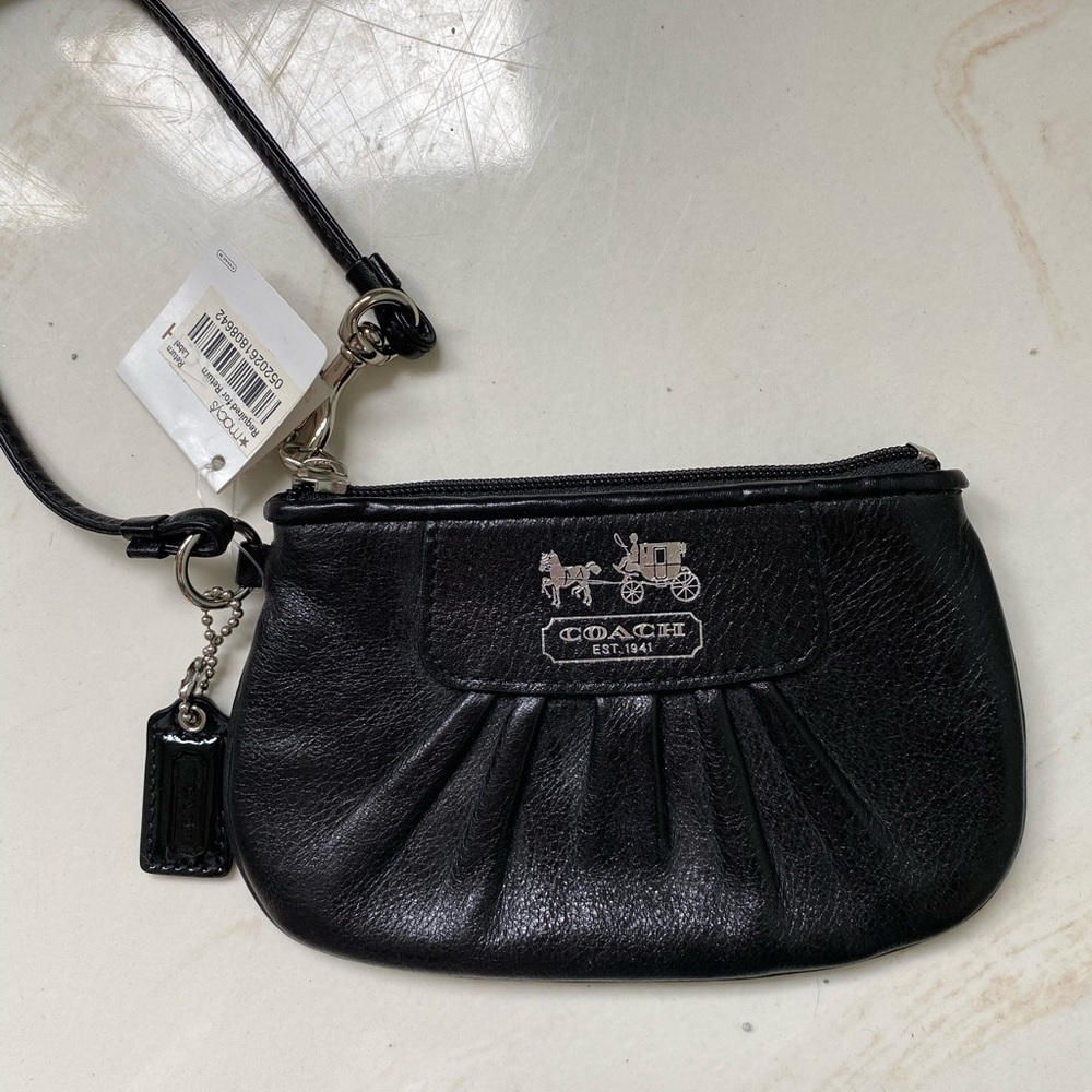 Coach Madison Leather Wristlet